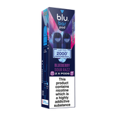 blu bar Blueberry Sour Razz Vape Pods - 2 Pack