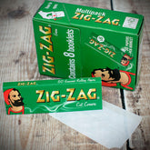 8 Booklets | Zig Zag Regular Green Cigarette Papers